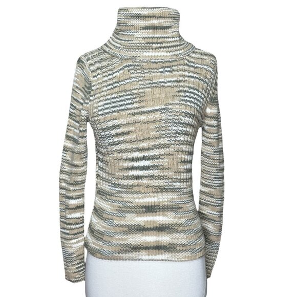 Gap Y2K Turtleneck Sweater Ribbed Size Small - Picture 1 of 6